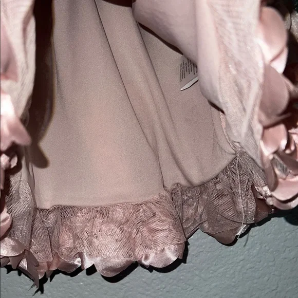 Nannette Pink Rosette Formal Dress Toddler size T3 - Picture 4 of 6